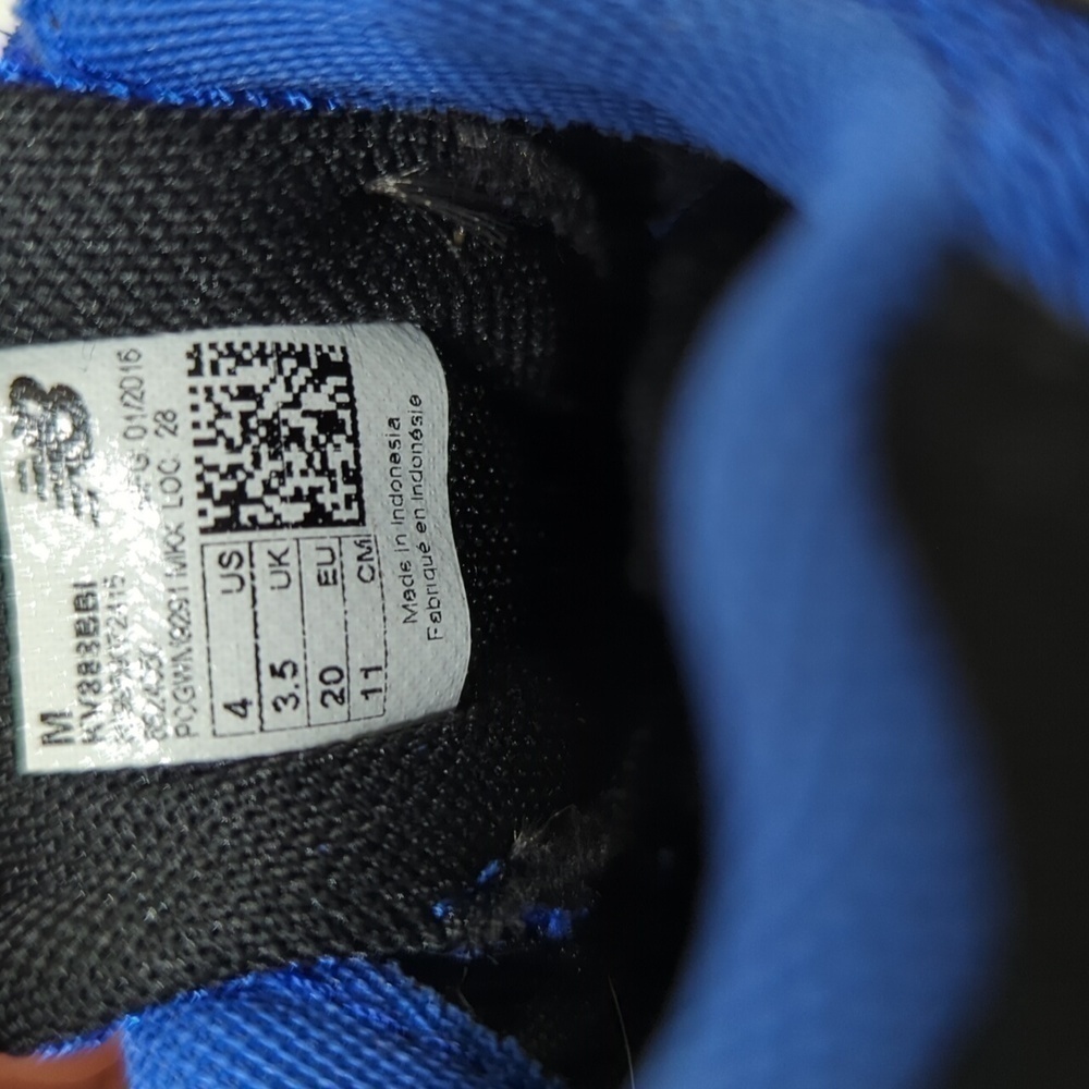 New Balance 888 blue suede sneakers toddler size 4 EU 20 - Picture 9 of 9